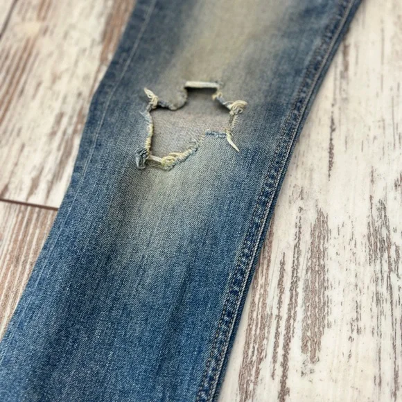 Rag & Bone Distressed Cropped Jeans Raw Hem Size 25 NWT - Picture 16 of 16
